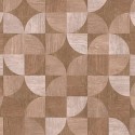 As Creation|3D-Holztapete mit Mosaikstruktur in Brauntönen|Tapeten