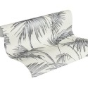 As Creation|Bamboo wallpaper metallic silver effect|Wallpaper
