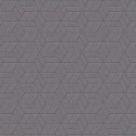 As Creation|Modern 3D geometric wallpaper brown silver|Wallpaper