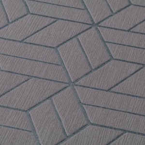 Papeldecor|Papier peint de style moderne avec des formes géométriques et des tons bleus métallisés|Papier Peint 2