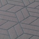 As Creation|Papier peint géométrique 3D marron argenté|Papier Peint