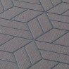 As Creation|Modern 3D geometric wallpaper brown silver|Wallpaper