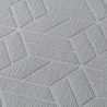 As Creation|Papel Pintado geométrico metalizado textura gris plata|Papel Pintado