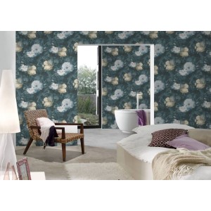 Caselio|Celadon green wall effect wallpaper|Wallpaper 2