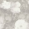 As Creation|Papel Pintado floral vintage efecto seda gris pastel|Papel Pintado