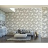As Creation|Papier peint floral vintage effet soie gris pastel|Papier Peint