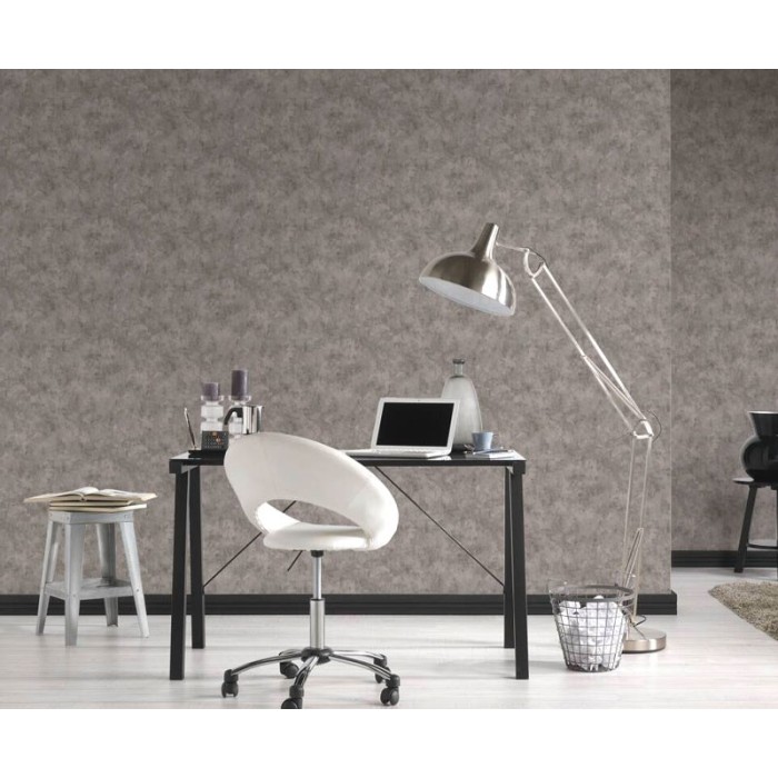 As Creation|Polished concrete wallpaper grey cement texture|Wallpaper