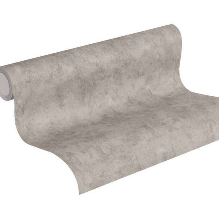 As Creation|Polished concrete wallpaper grey texture|Wallpaper