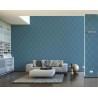 As Creation|Papier peint design moderne effet 3D reliefs bleu|Papier Peint
