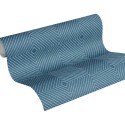 As Creation|Modern design wallpaper 3D relief blue|Wallpaper