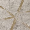 As Creation|Papier peint béton géométrique métallisé taupe doré|Papier Peint
