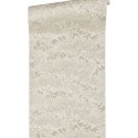 Architects Paper|Floral wallpaper with wild plants and taupe beige trees|Wallpaper