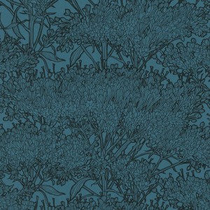 Architects Paper|Papier peint floral plantes sauvages et arbres jaunes|Papier Peint