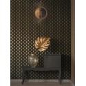 Architects Paper|Papier peint ethnique moderne marron avec reflets brillants|Papier Peint