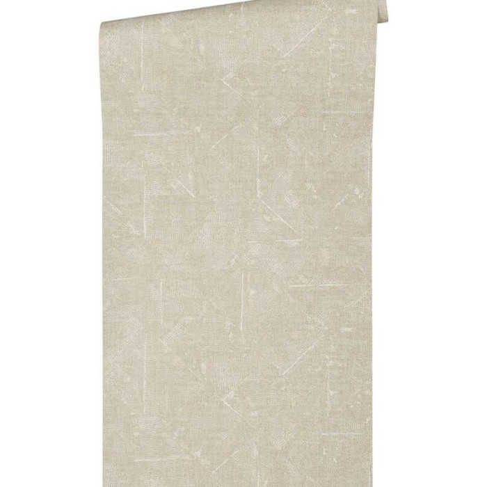 Papel pintado moderno efecto textil étnico africano beige claro - Architects Paper Absolutely Chic 369746