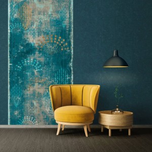 Papeldecor|Tapete Stuck grün Gips|Tapeten 2