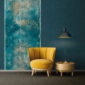 Architects Paper|Blue African ethnic-style wallpaper|Wallpaper