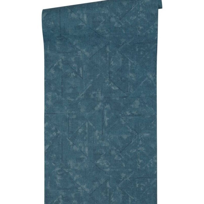 Architects Paper|Afrikanische Ethno-Tapete in Blau|Tapeten