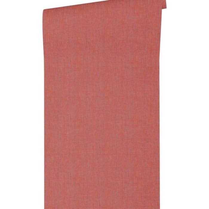 Architects Paper|Uni-Tapete mit Textiloptik in Orange|Tapeten