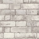 Papeldecor|Wallpaper light gray exposed brick|Brick Imitation
