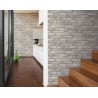 Papeldecor|Wallpaper light gray exposed brick|Brick Imitation