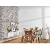 Papeldecor|Wallpaper aged white and red brick|Brick Imitation