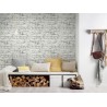 Papeldecor|Wallpaper whitewashed white brick|Brick Imitation