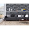 Papeldecor|Wallpaper aged black brick|Brick Imitation