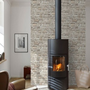 Papeldecor|Wallpaper rustic beige stone wall|Stone Imitation 2
