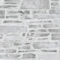 Papeldecor|Papier peint rustique imitation pierre gris clair|Imitation Pierre