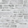 Papeldecor|Papier peint rustique imitation pierre gris clair|Imitation Pierre