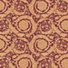 Papeldecor|Ornamental wallpaper with red and gold metallic texture|Wallpaper