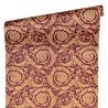 Papeldecor|Ornamental wallpaper with red and gold metallic texture|Wallpaper