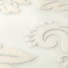 Papeldecor|Papel Pintado elegante estilo damasco blanco crema|Papel Pintado