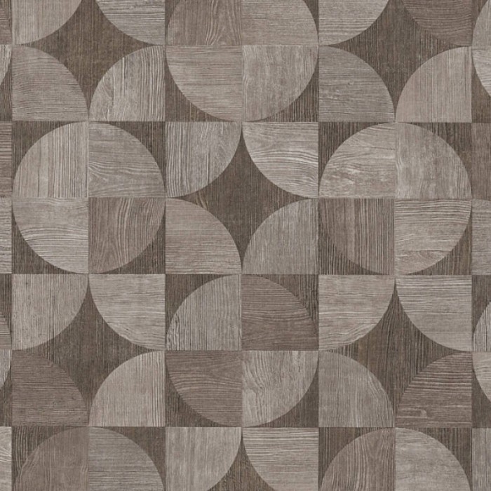 Papel Pintado mosaico madera moderno gris -  219-1927