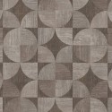 Papeldecor|Papier Peint mosaïque bois moderne gris|Imitation Bois