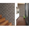Papeldecor|Papier Peint mosaïque bois moderne gris|Imitation Bois