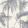 Papeldecor|Papier Peint bambou effet argent métallisé|Papier Peint