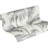 Papeldecor|Papier Peint bambou effet argent métallisé|Papier Peint