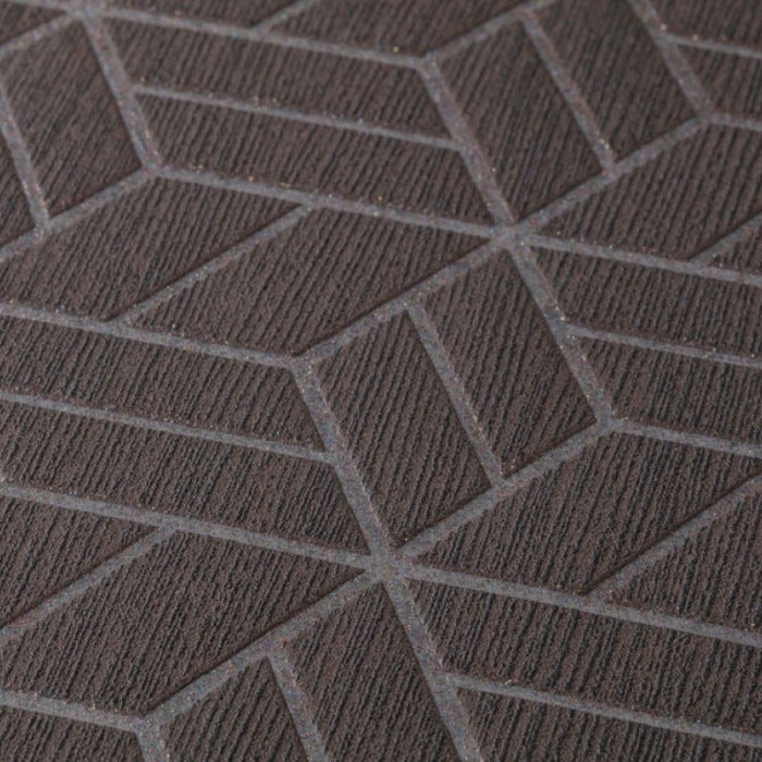 Papeldecor|Papier Peint moderne cubes géométriques marron|Papier Peint