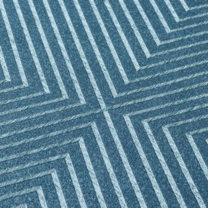 Papeldecor|Tapete modernes Design, 3D-Effekt mit blauen Reliefs|Tapeten