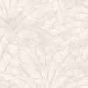 Papeldecor|Papel Pintado hojas grandes tropicales blanco crema|Papel Pintado