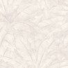 Papeldecor|Papel Pintado hojas grandes tropicales blanco crema|Papel Pintado
