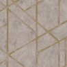 Papeldecor|Papier Peint effet béton métallisé taupe doré|Papier Peint