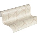 Papeldecor|Tapete mit metallisierter Betonoptik in Beige|Tapeten