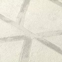Papeldecor|Tapete geometrischer Beton-Effekt in Weiß und Silber|Tapeten