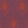 Papeldecor|Papier peint moderne plumes de paon violet et orange|Papier Peint