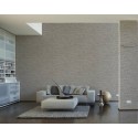 Papeldecor|Papier peint floral plantes sauvages marron et argent|Papier Peint