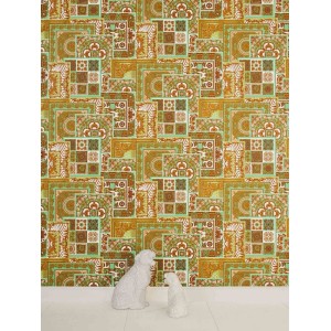 Papeldecor|Papier peint design indien traditionnel avec ornements décoratifs|Papier Peint 2