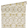 Papeldecor|Papel pintado metalizado círculos estilo clásico barroco plata y oro|Papel Pintado